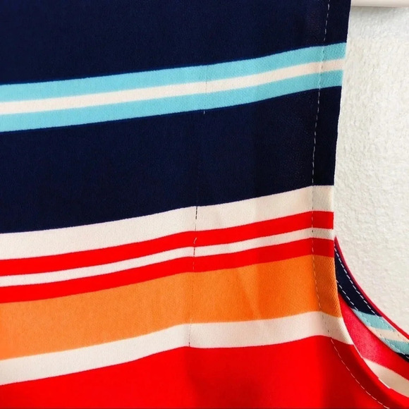 Cynthia Rowley Sleeveless Striped Dress - Picture 8 of 9